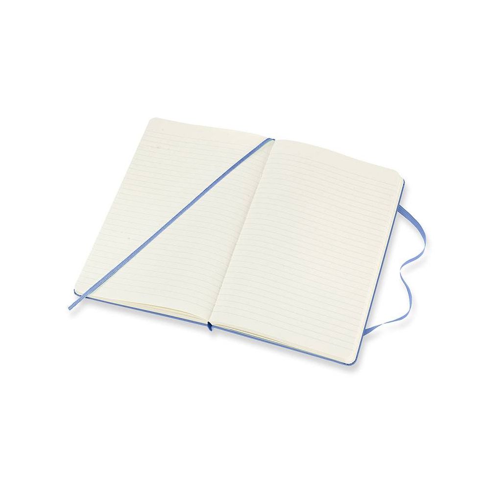 Moleskine Classic Notebook. Large. Ruled. Hydrangea Blue. Hard Cover (5 X 8.25) - Image 3