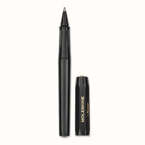 Moleskine Kaweco Ballpoint Pen. Black. Medium Point (0.7 MM). Blue Ink