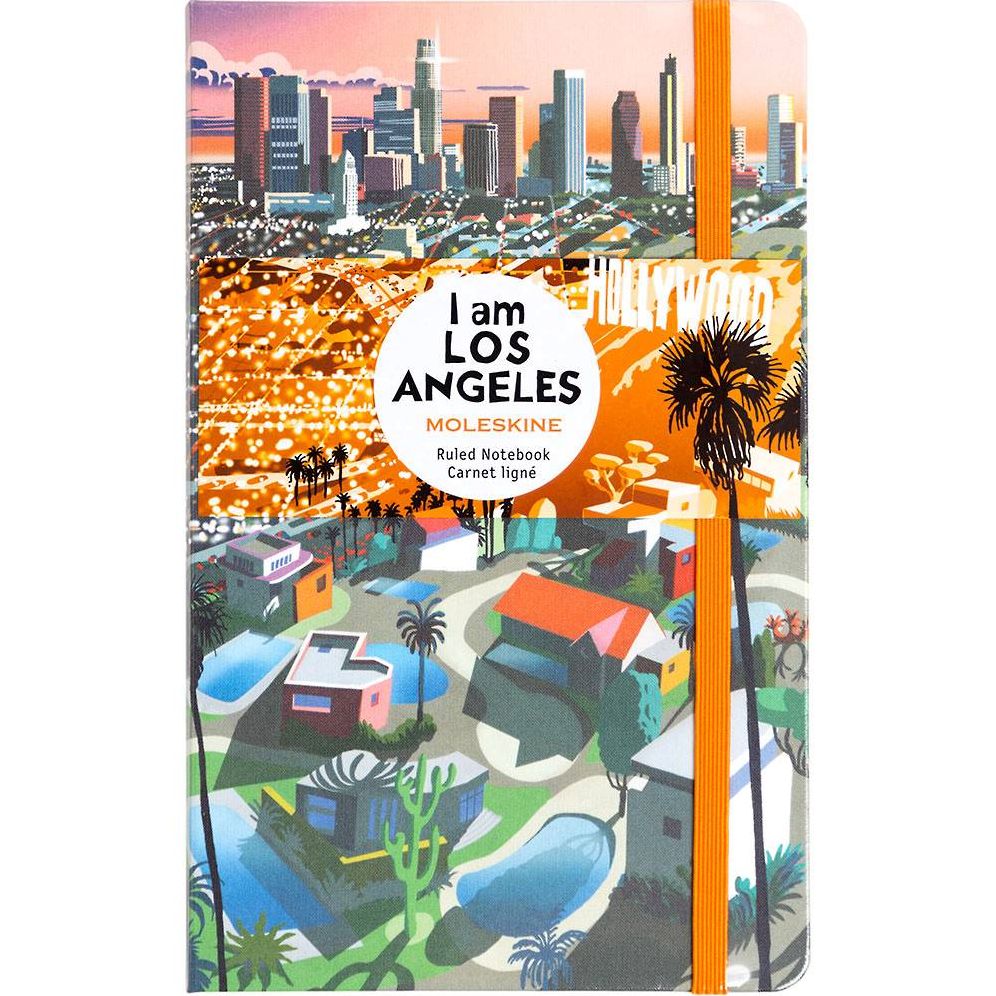 Moleskine Limited Edition I am the city Notebook. Hard Cover. Large (5 x 8.25) Ruled. Los Angeles. 240 Page