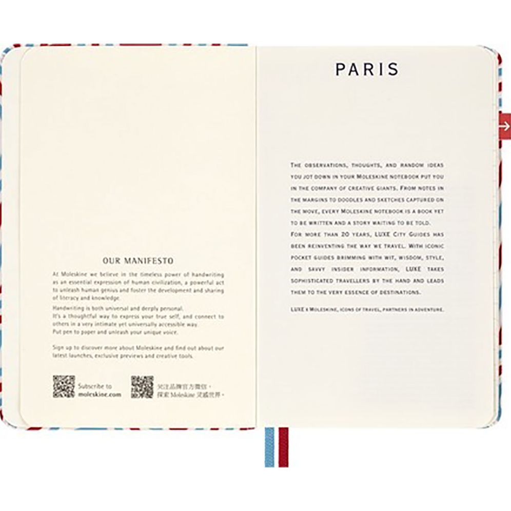 LUXE x Moleskine - Paris City Travel Guide Pocket Notebook - Image 3