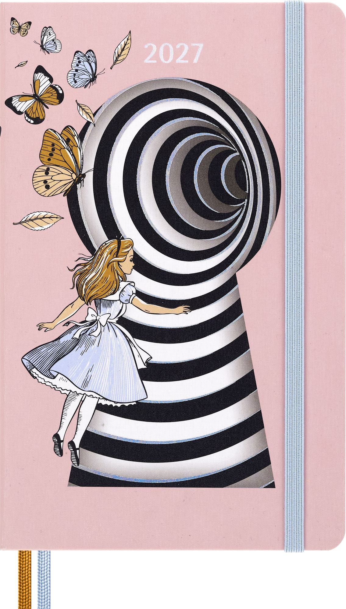 2027 Moleskine Limited Edition Alice in Wonderland 12 Month Weekly Planner. Hard Cover. Large (5 x 8.25). Alice. 144 Pages
