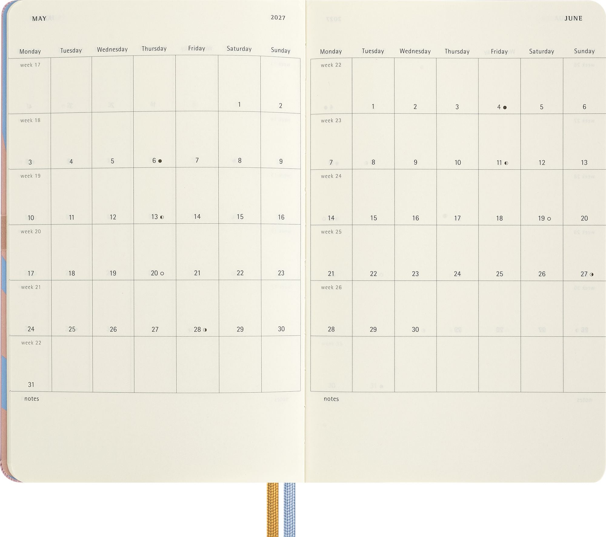 2027 Moleskine Limited Edition Alice in Wonderland 12 Month Weekly Planner. Hard Cover. Large (5 x 8.25). Alice. 144 Pages - Image 6
