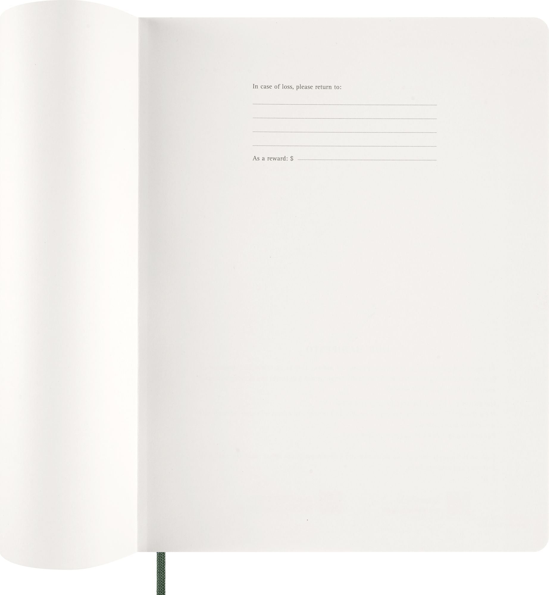 2027 Moleskine 15-Month Essential Planner. Soft Cover. Weekly Vertical. XXL (8.5 x 11). Myrtle Green. 128 pages - Image 2