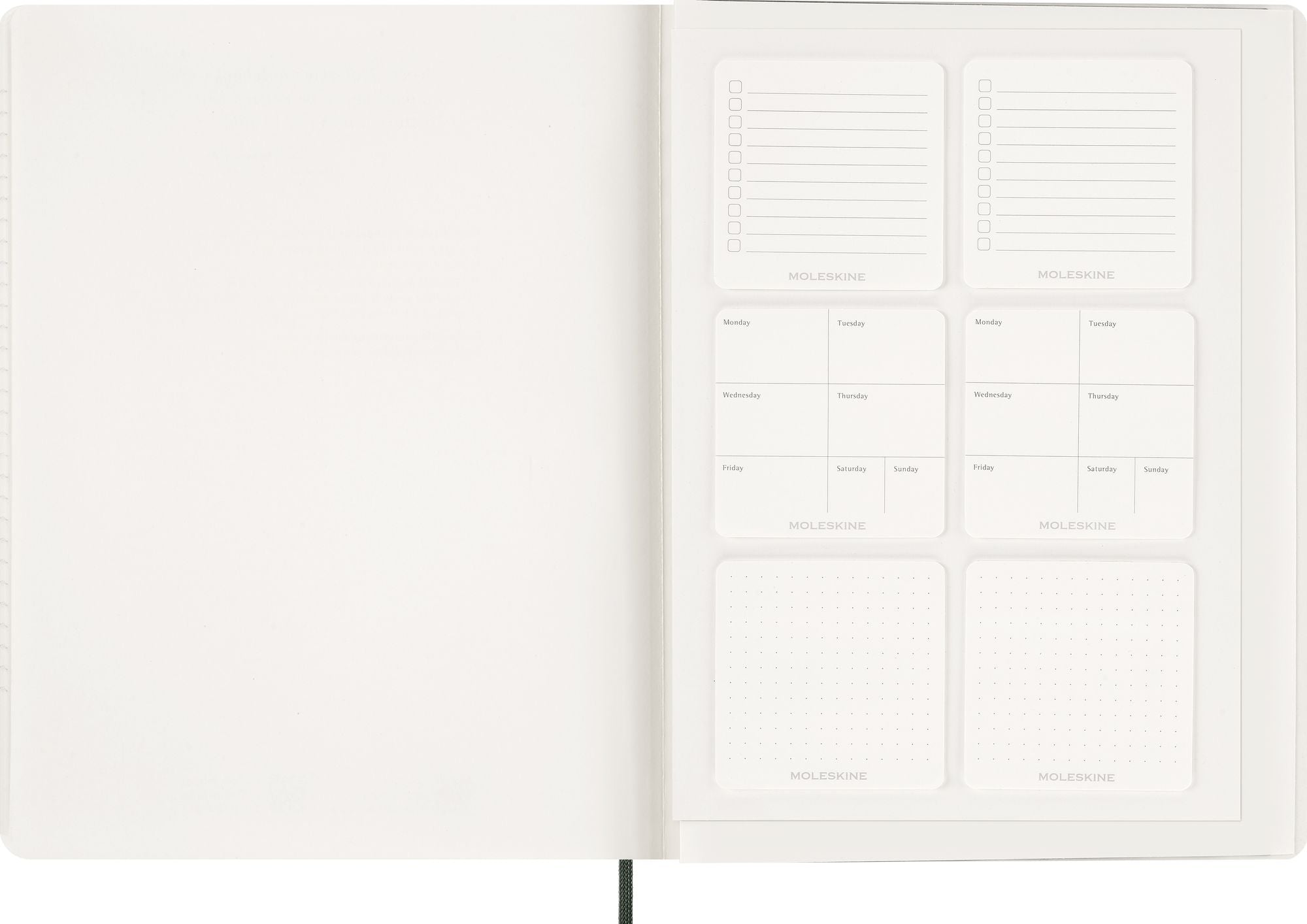 2027 Moleskine 15-Month Essential Planner. Soft Cover. Weekly Vertical. XXL (8.5 x 11). Myrtle Green. 128 pages - Image 9