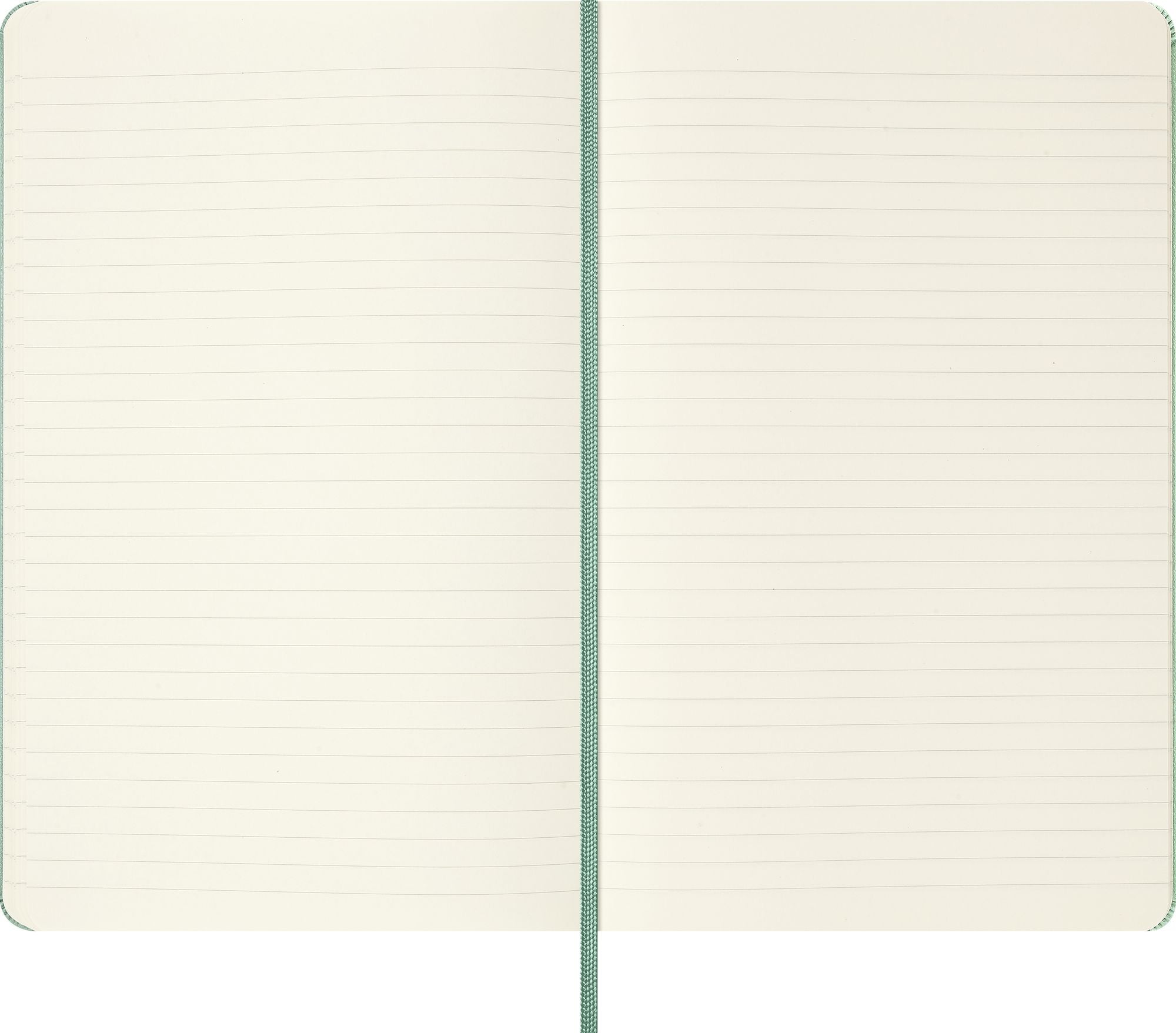 Moleskine Colored Patterned Notebook. Hard Cover. Large (5 x 8.25) Ruled/Lined. Sage Green. 240 Pages - Image 4
