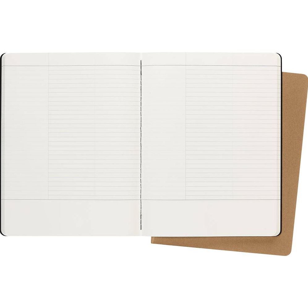Moleskine Subject Cahier Journal. XL. Black/Kraft Brown (7.5 x 9.75) - Image 2