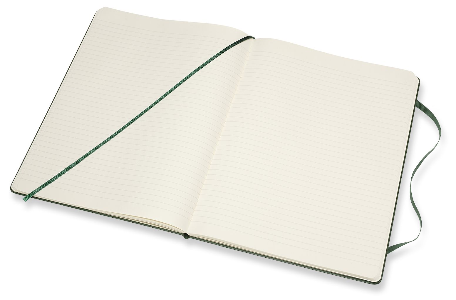 Moleskine Notebook. Extra Large. Ruled. Myrtle Green. Hard Cover (7.5 x 9.75) - Image 2