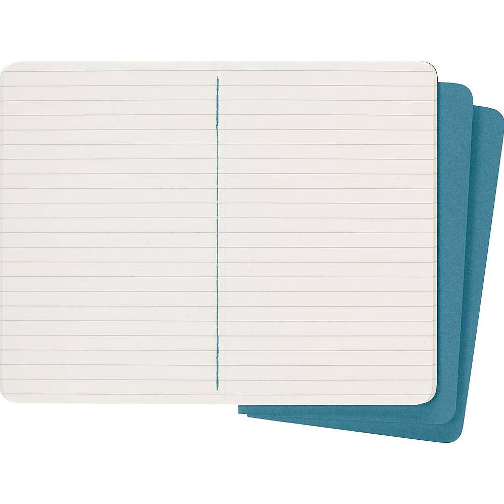 Moleskine Cahier Journal. Pocket. Ruled. Brisk Blue (3.5 x 5.5) - Image 4