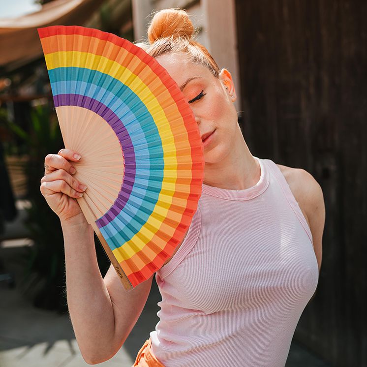 Rainbow Hand Fan - Image 5