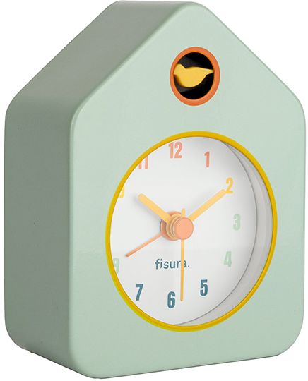 Mini House Alarm Clock - Green