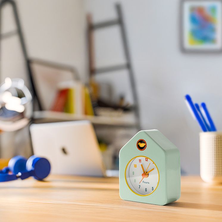 Mini House Alarm Clock - Green - Image 4