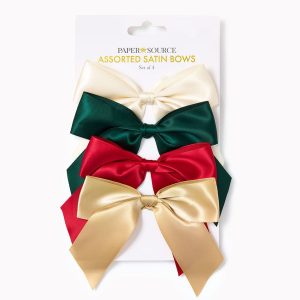 Classic Satin Bows. Assorted S/4