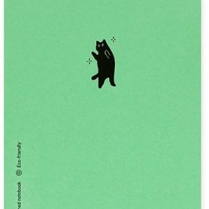Dancing Black Cat Lined Journal
