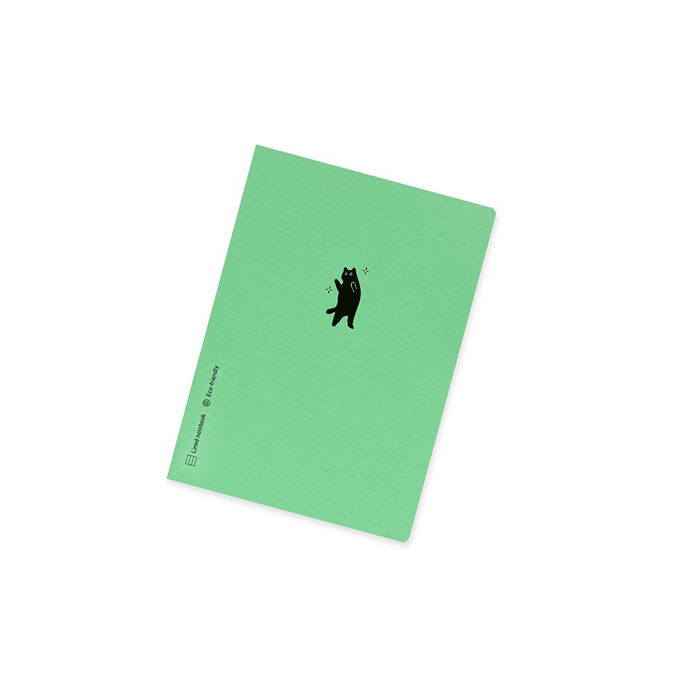 Dancing Black Cat Lined Journal - Image 2