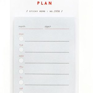 Suatelier Design Weekly Plan Sticky Notes