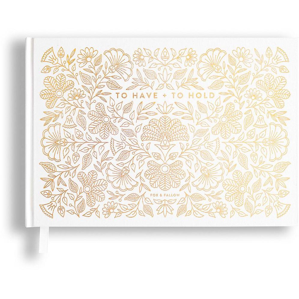 Gold Luxe Wedding Guestbook