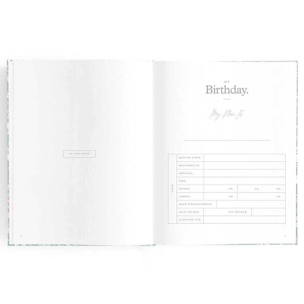 Baby Book Forest Friends Sage - Image 4