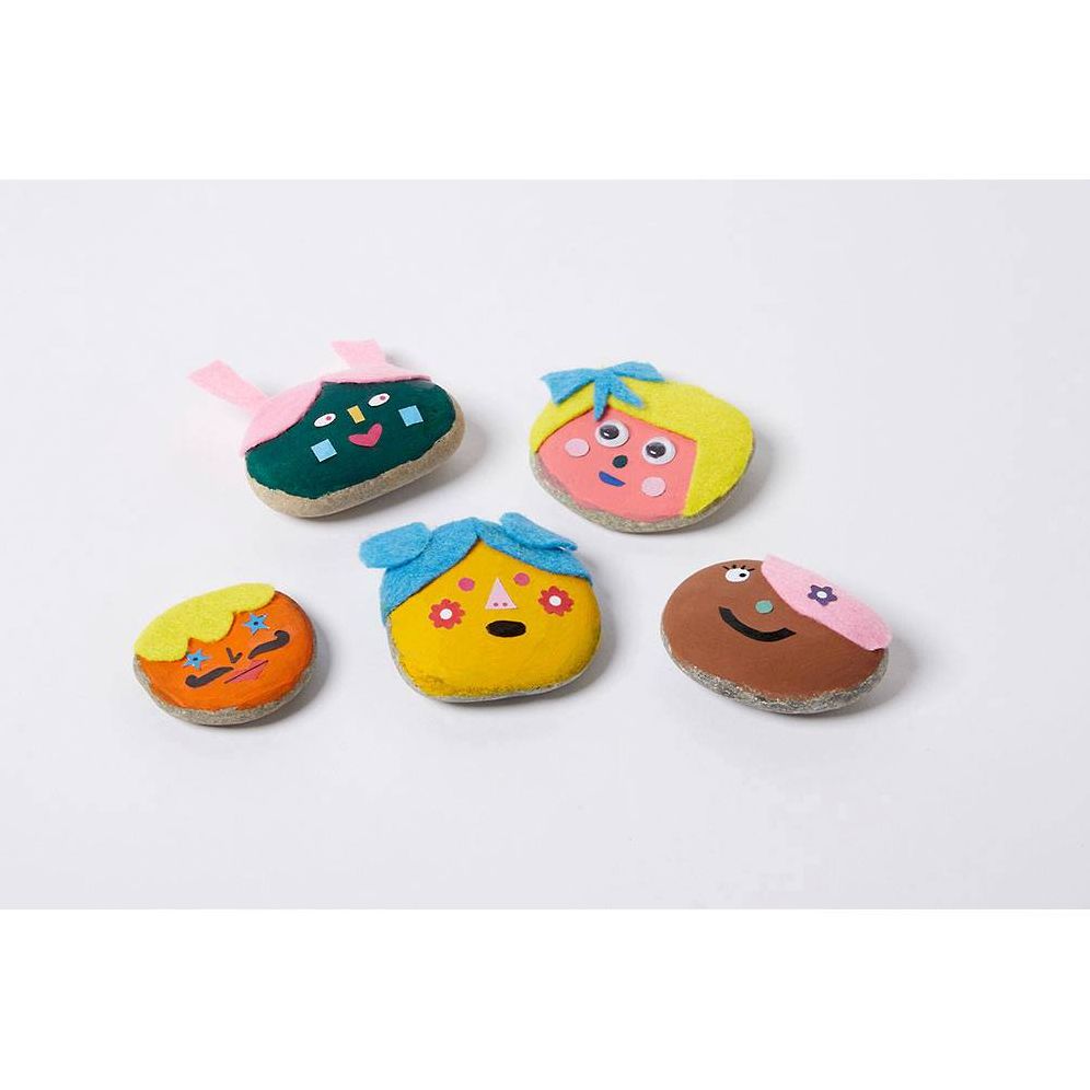 Kid's Rock Painting Kit: Cool Faces - Image 11