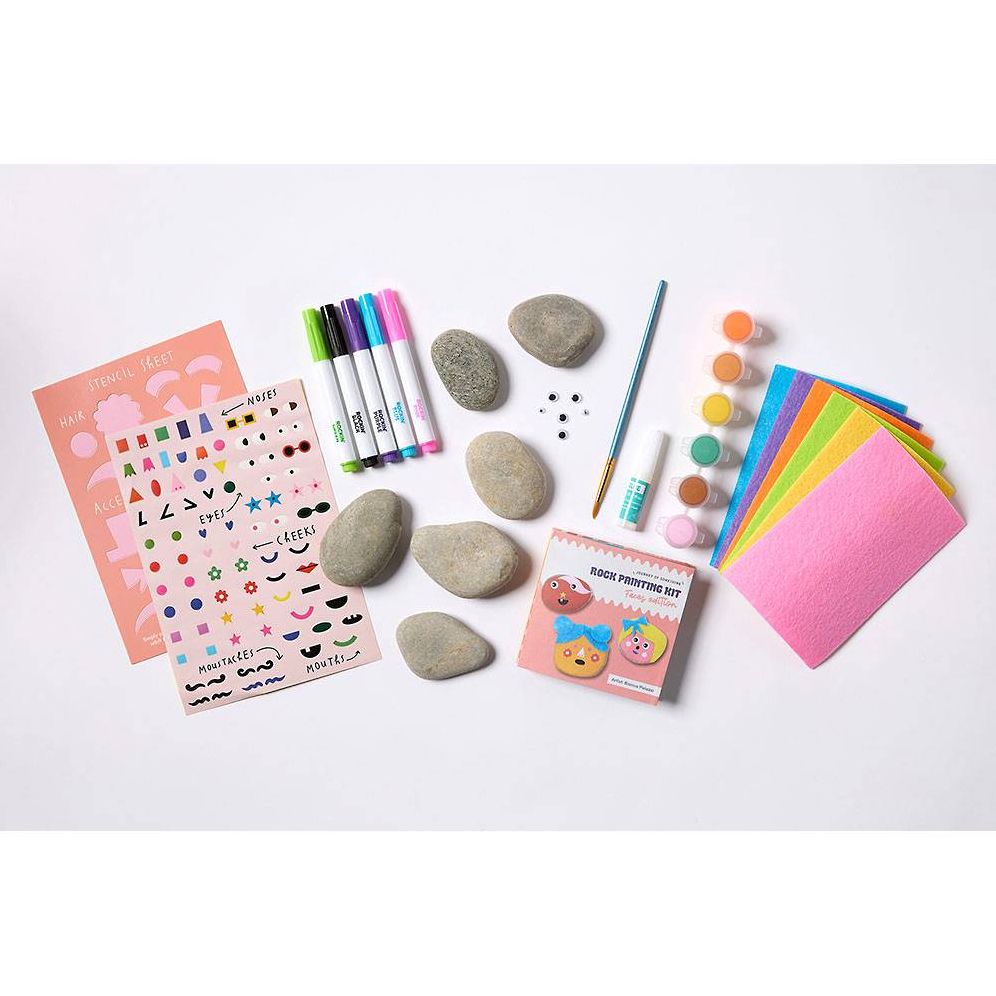 Kid's Rock Painting Kit: Cool Faces - Image 14