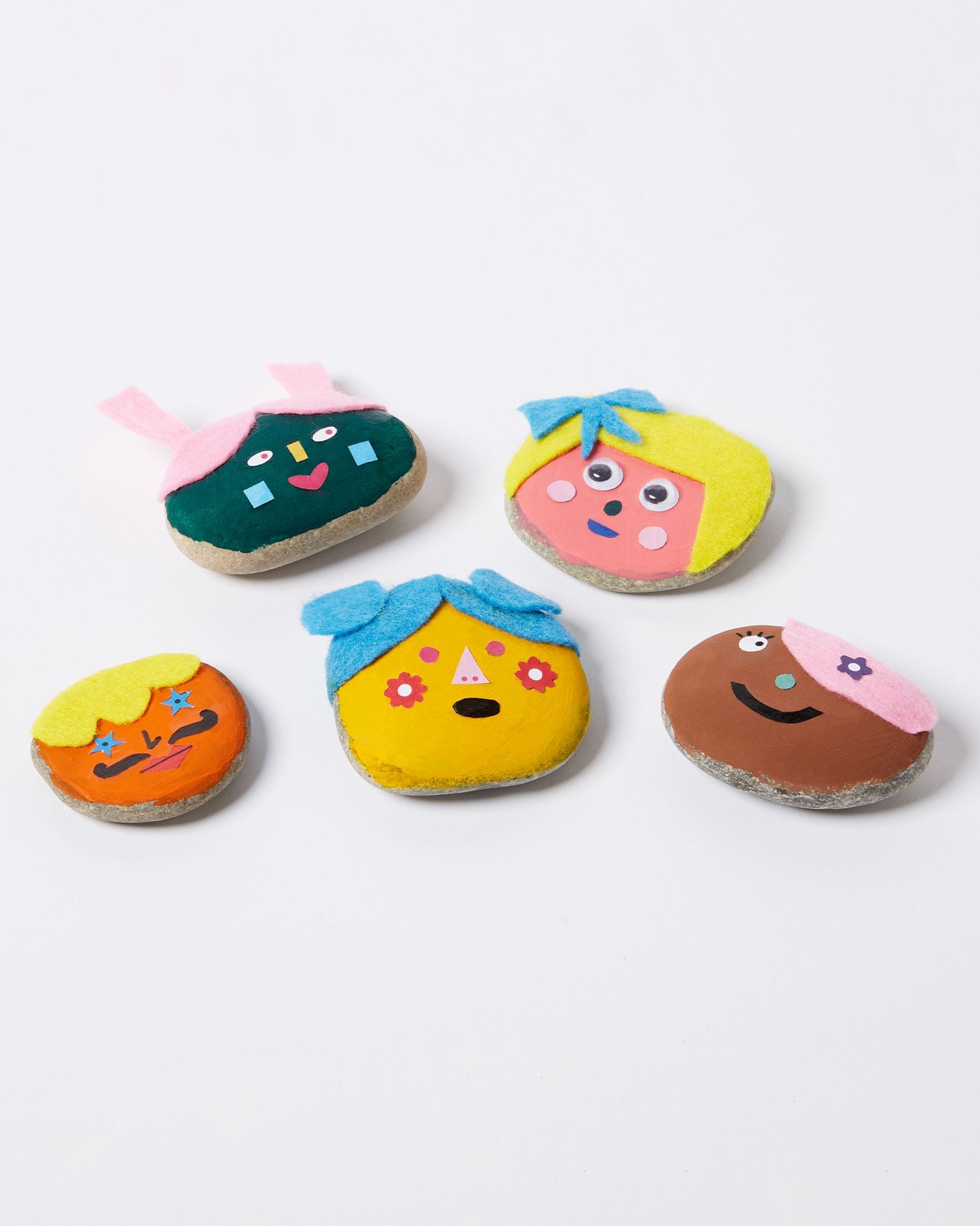 Kid's Rock Painting Kit: Cool Faces - Image 4