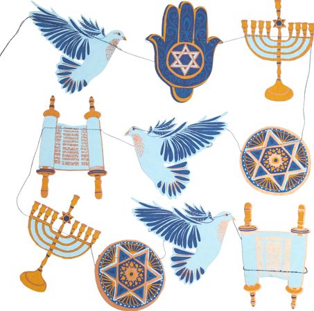 Hanukkah Sewn Garland - Image 6