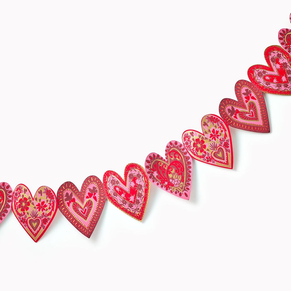 Vintage Hearts Paper Banner - Image 5