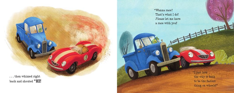 Little Blue Truck and Racer Red - Image 2