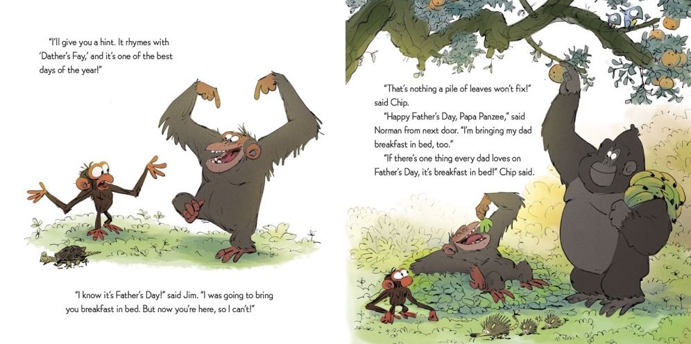 Grumpy Monkey Father's Day Fuss: Includes Fun Stickers! - Image 2