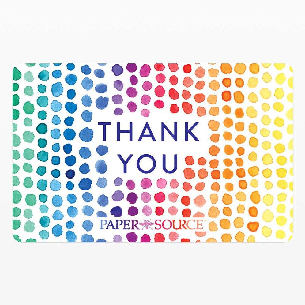 Thank You Electronic Gift Card