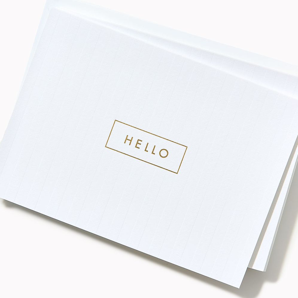 Hello Stripe Thank You Card Set - Image 2