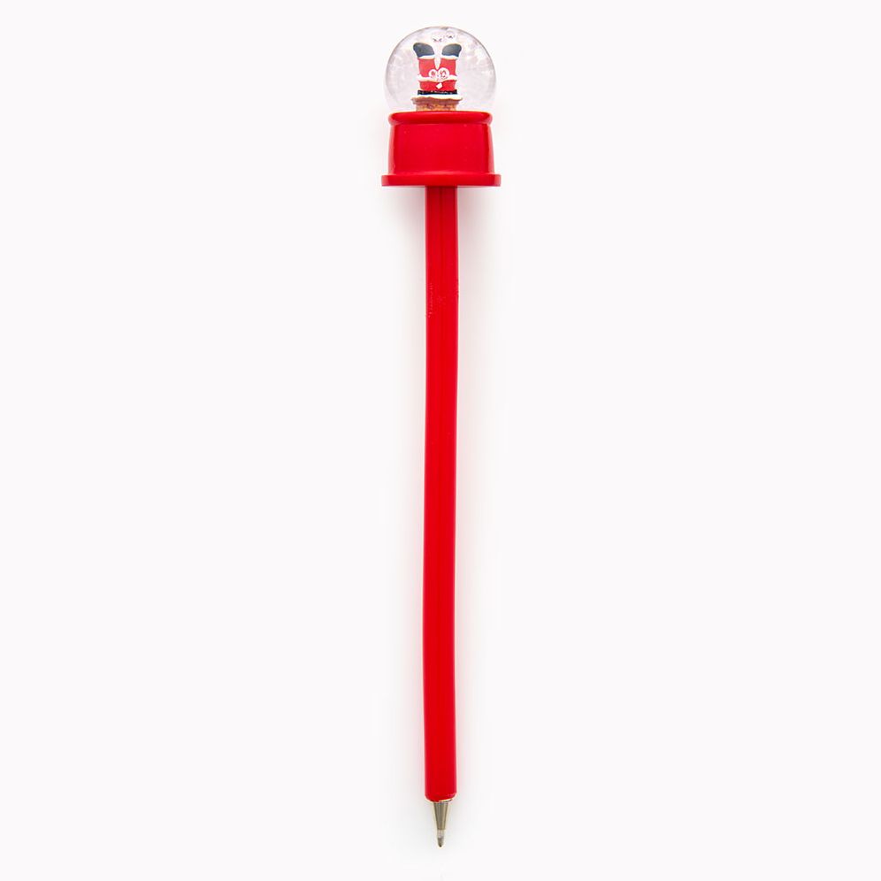 Santa Chimney Snow Globe Pen - Image 2