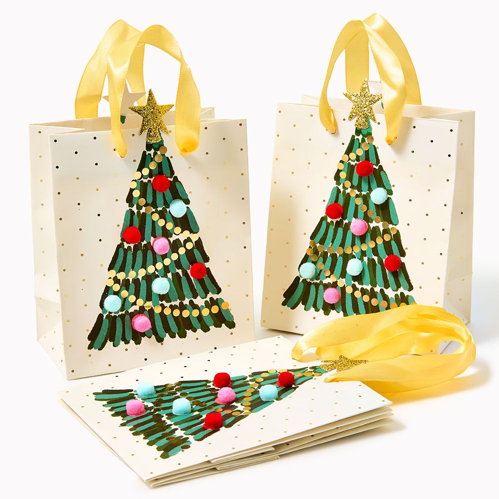 Festive Tree Treat Bags S/4 - Image 2