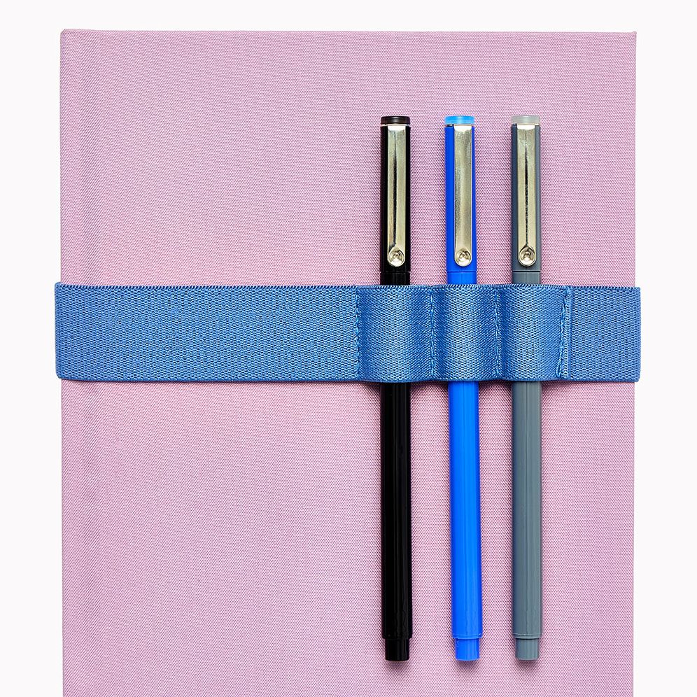 Blue Elastic Pen Holder - Image 2