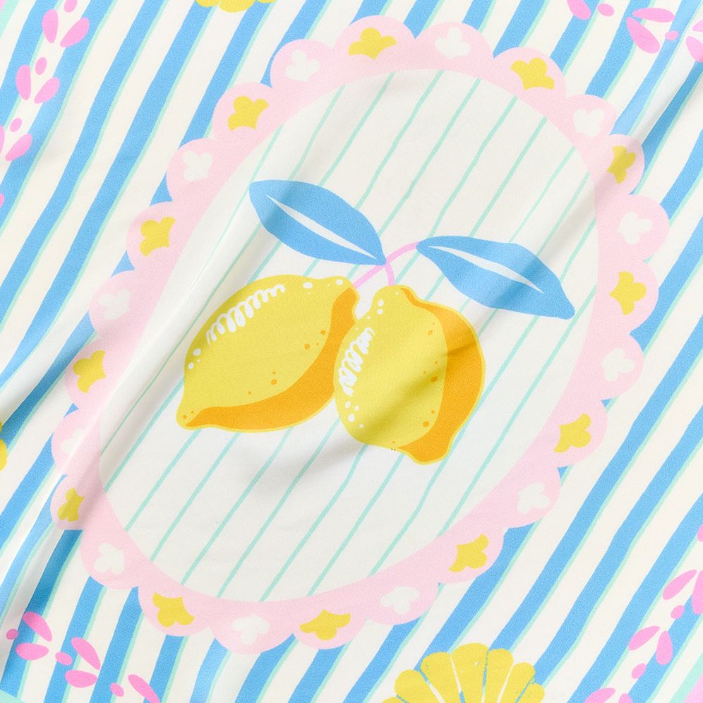 Satin Lemon Scarf - Image 3
