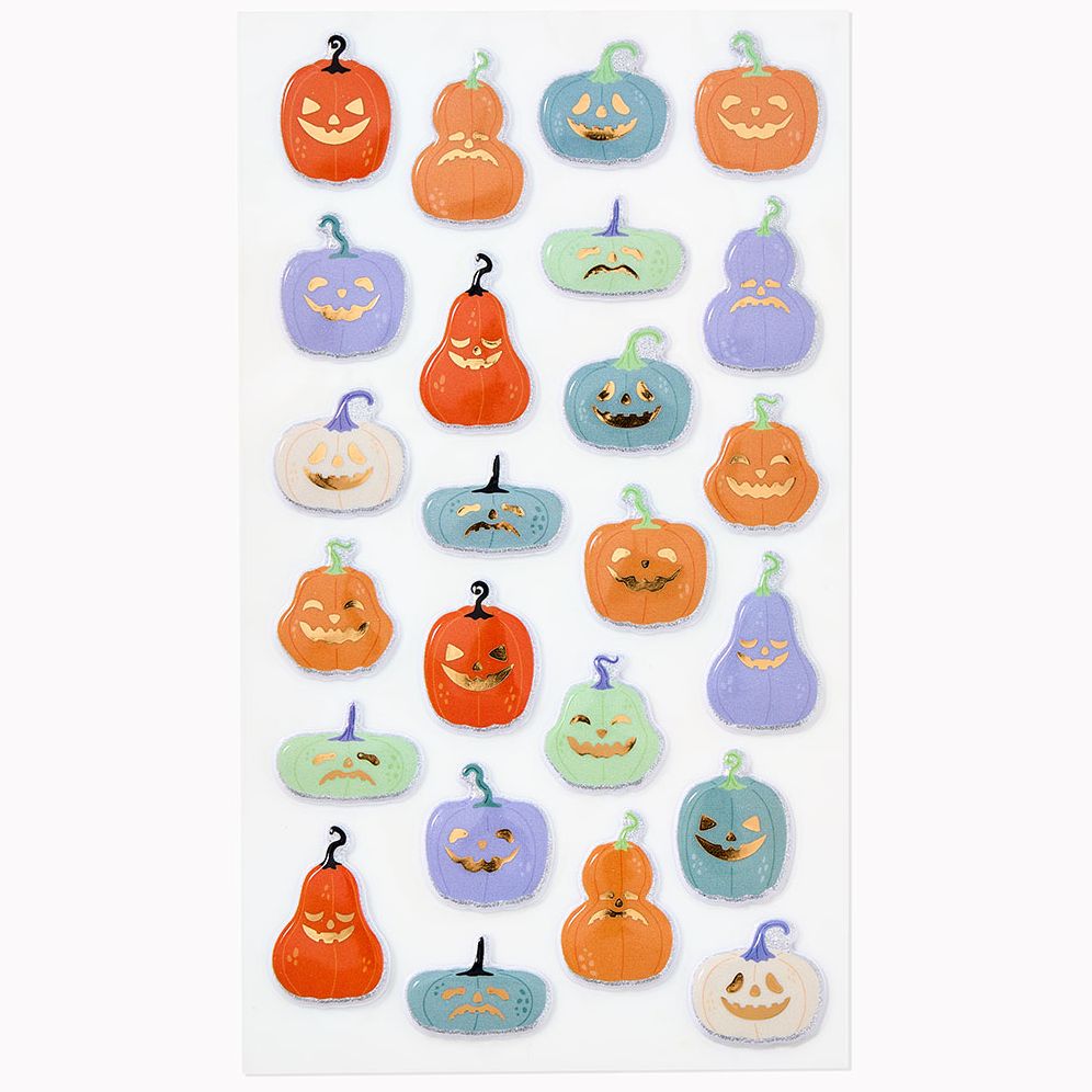 Puffy Pumpkin Sticker Sheet