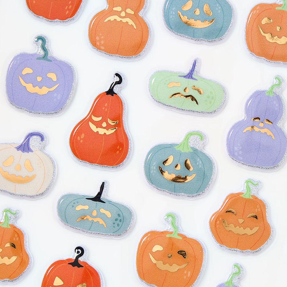Puffy Pumpkin Sticker Sheet - Image 2
