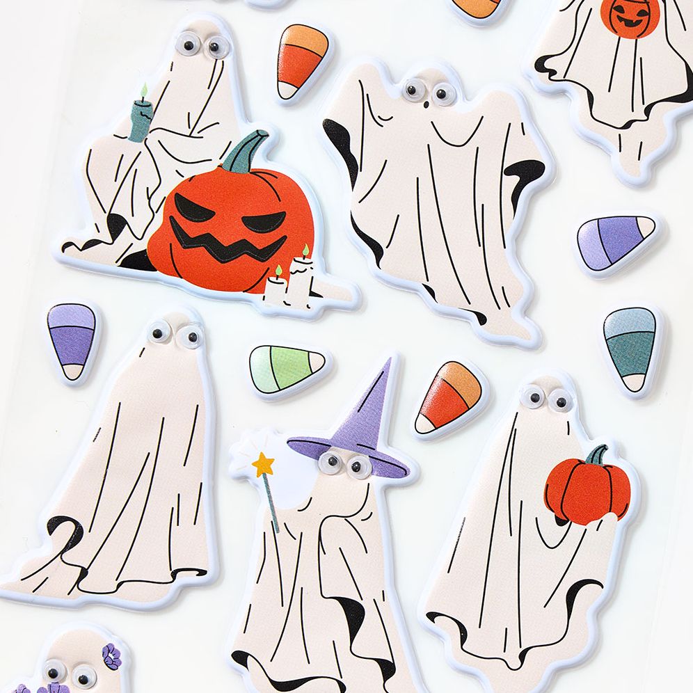 Puffy ghost Sticker Sheet - Image 2