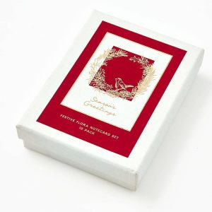 BNS Deckle Edge Cotton Card Boxed Set 10 pk