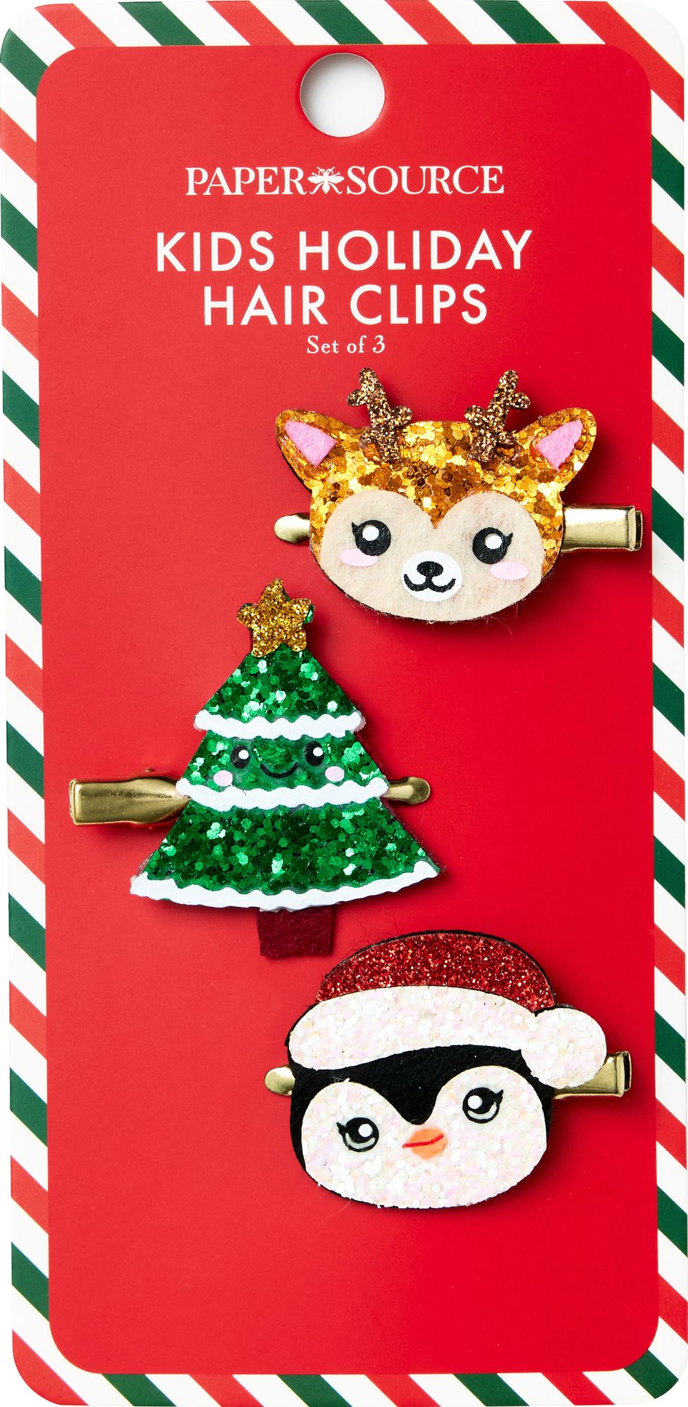 Holiday Hair Clips. Set of 3 - Image 2
