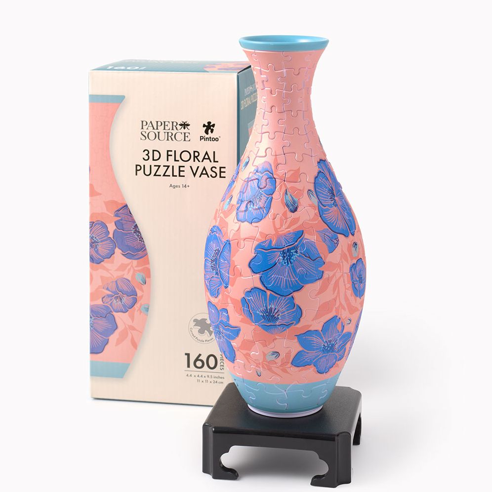 3D Floral Puzzle Vase - Image 2
