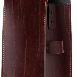 Recycled Leather Wine Bottle Holder