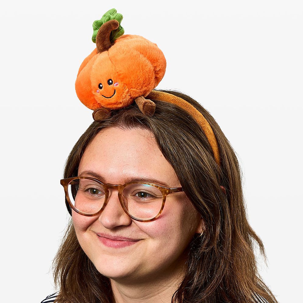 Plush Harvest Pumpkin Headband - Image 3