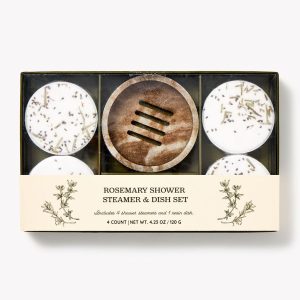 Rosemary Shower Dish & Steamer