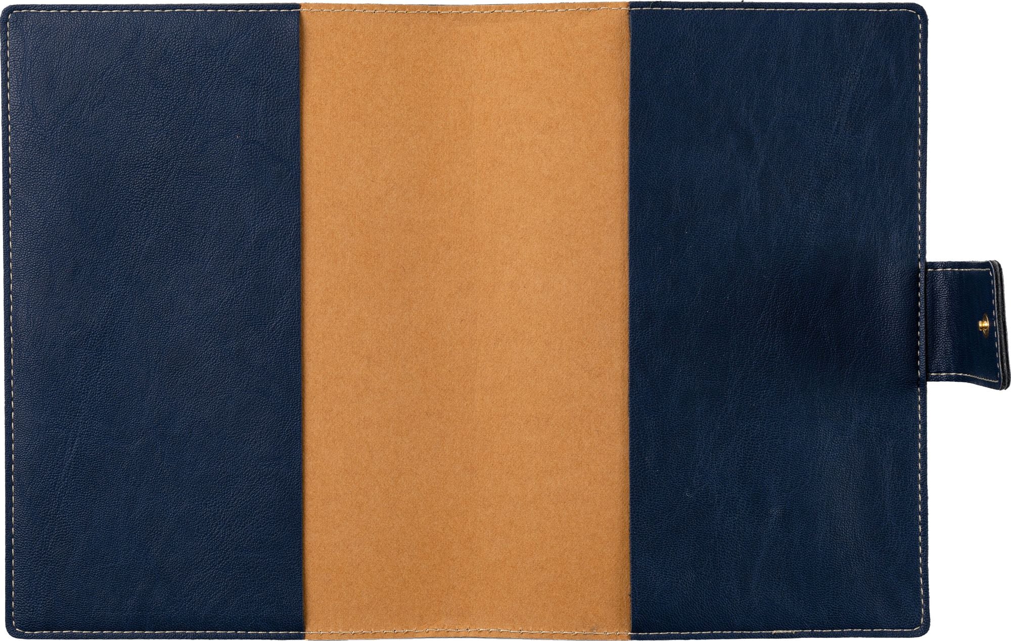 Paper Source Nautic Blue A5 Leather Journal Cover with Clasp - Image 3
