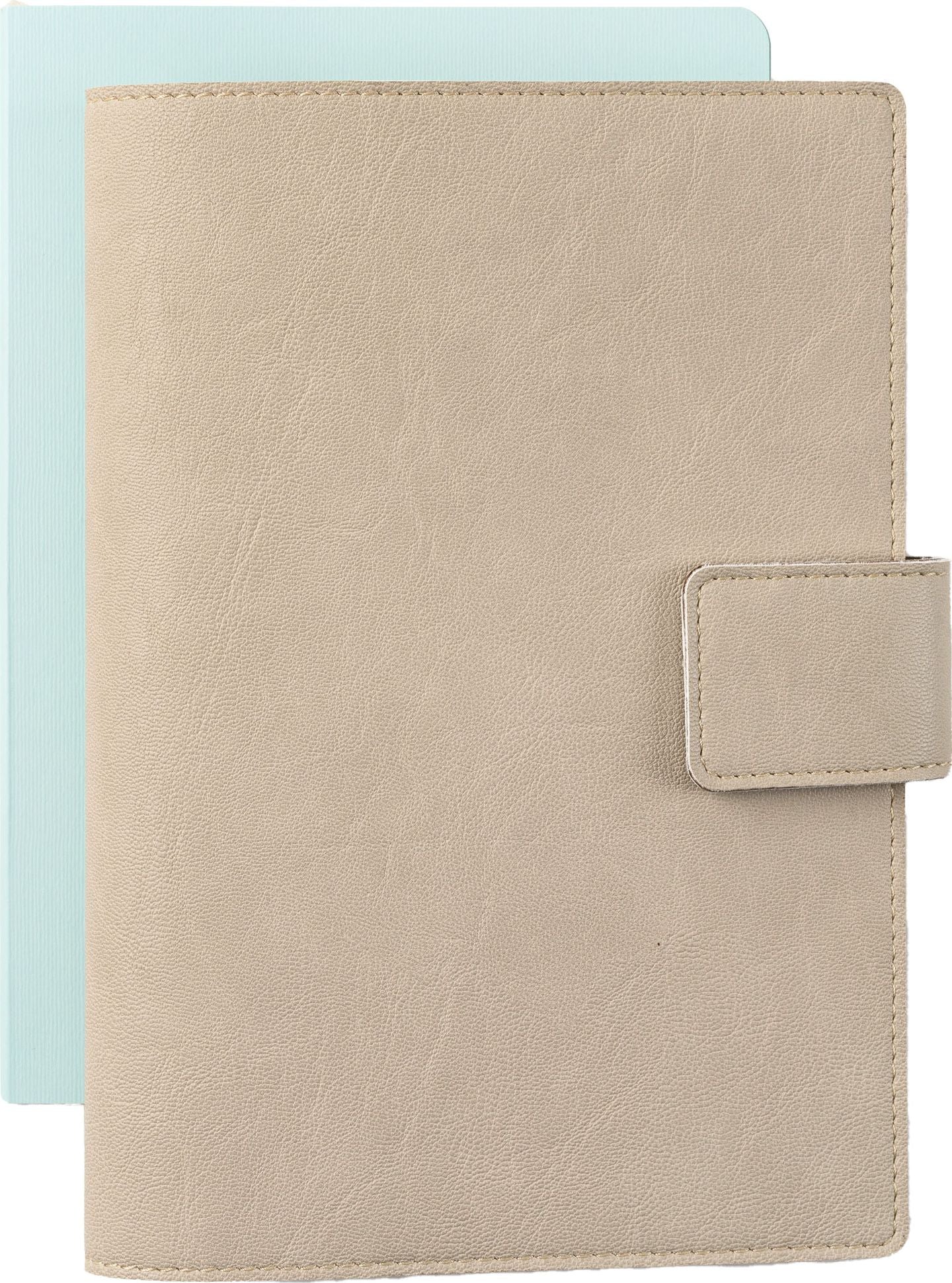 Paper Source Dove A5 Leather Journals Cover with Clasp - Image 2