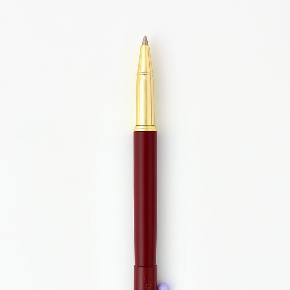 PS Collection Maroon Lavender Cap Ballpoint Pen - Image 3