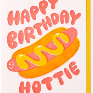 Hottie Hotdog Birthday Card