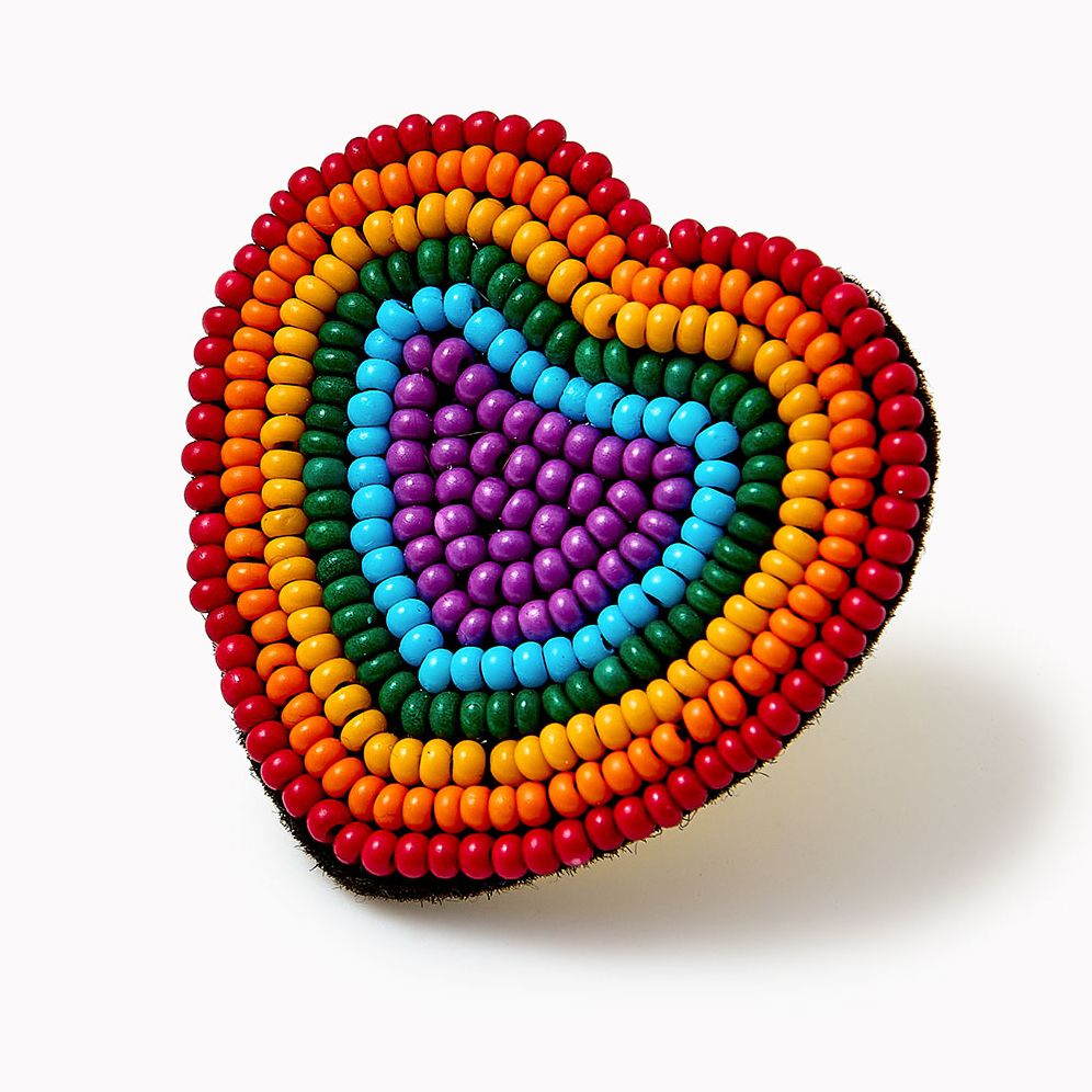 Beaded Rainbow Pin - Image 2