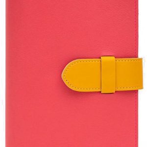Pink Genuine Leather Journal with Snap