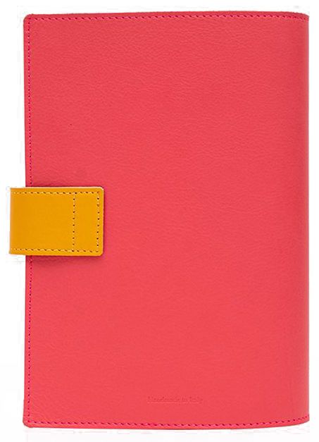 Pink Genuine Leather Journal with Snap - Image 2
